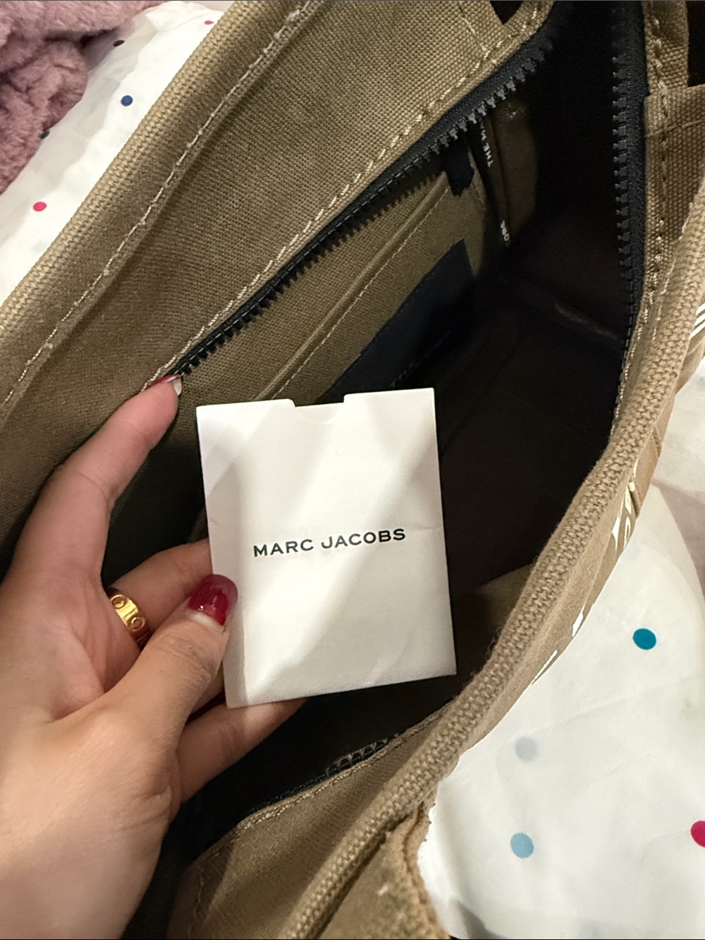 Marc Jacobs The Tote Bag in Olive Green - Picture 6 of 6